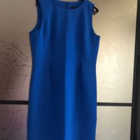 Продавам копринена рокля в синьо , снимка 4 - Рокли - 36807250