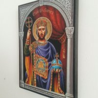 Икона на Свети Цар Борис, icona Sveti Car Boris, снимка 3 - Икони - 14062920