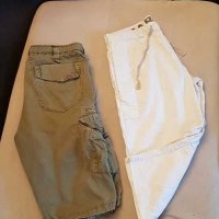 MUNK JEANS CARGO SHORTS & MARCUS BERMUDA COTTON SHORTS, снимка 1 - Къси панталони - 29567627