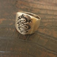 Сребро 925 пръстен с дракон 