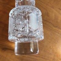 Бохемия великолепна кристална ваза в стил Арт Деко , снимка 4 - Вази - 30925042