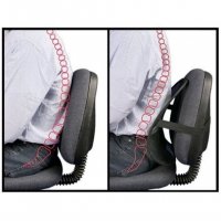 Анатомична облегалка за стол и автомобилна седалка Lumbar Support, снимка 3 - Столове - 30067710