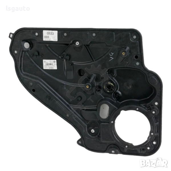 Механизъм заден ляв ел. стъклоповдигач Volkswagen Golf VI 2008-2016 ID: 150716, снимка 1