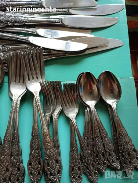 стари немски прибори за хранене старинни немски прибори за хранене антикварни прибори за хранене , снимка 1