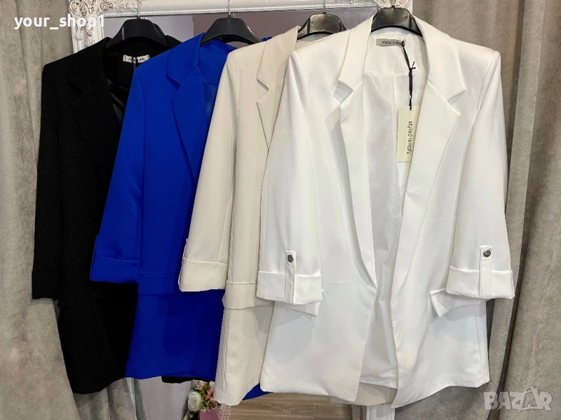 Дамско сако с хастар 4 цвята , снимка 1