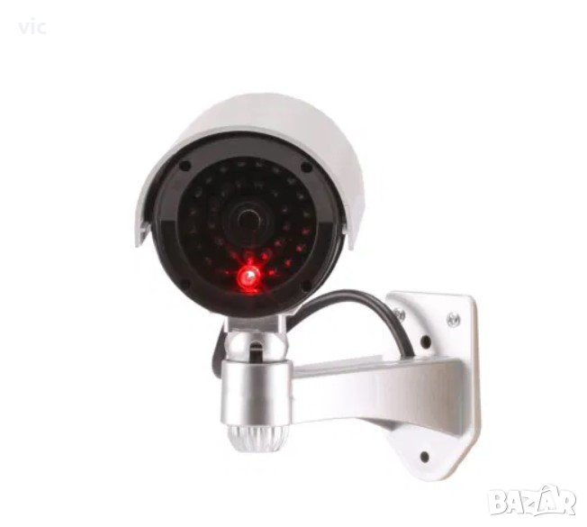 Охранителна камера с LED червен индикатор - бутафорна (фалшива), снимка 1