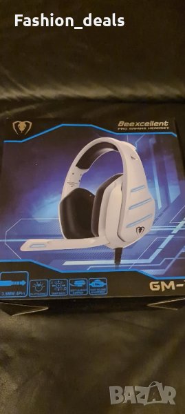 Нови компютърни геймърски Слушалки за игри с микрофон, изолиран шум, снимка 1