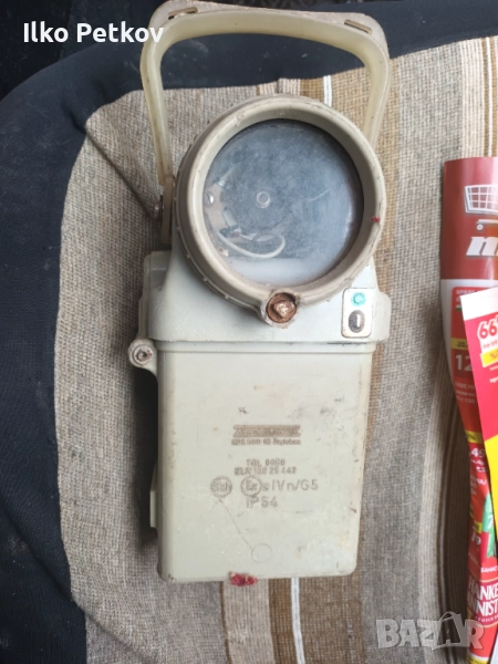 Стар миньорски фенер, снимка 1