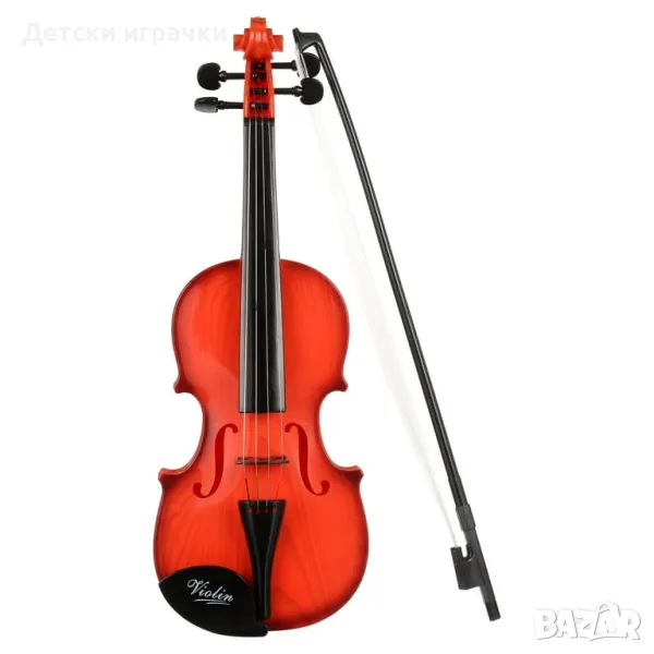 Детска цигулка със струни и лък, снимка 1