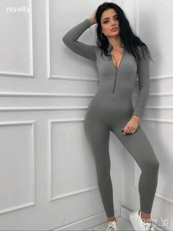 Сив секси гащеризон, снимка 1