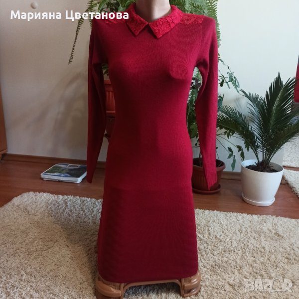 Нова рокля фино плетиво С/М, снимка 1