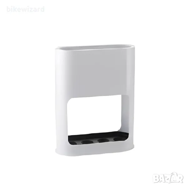 Стойка за чадър, стойка за чадър с подвижна тава за отцеждане 28 x 22 x 9 cm, бял НОВО, снимка 1