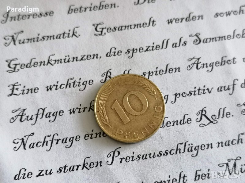 Монета - Германия - 10 пфенига | 1978г.; серия J, снимка 1