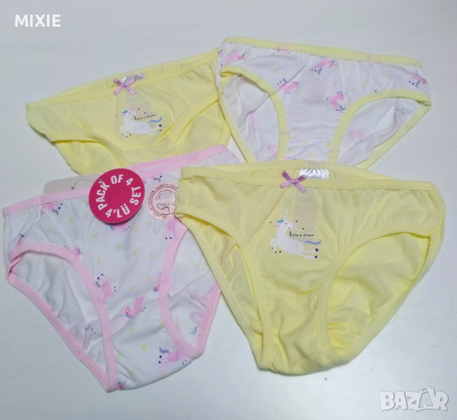 Нови детски бикини, 4 бр., 2-3 г., снимка 1