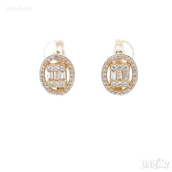 Златни обеци 3,79гр. 14кр. проба:585 модел:26615-4, снимка 1