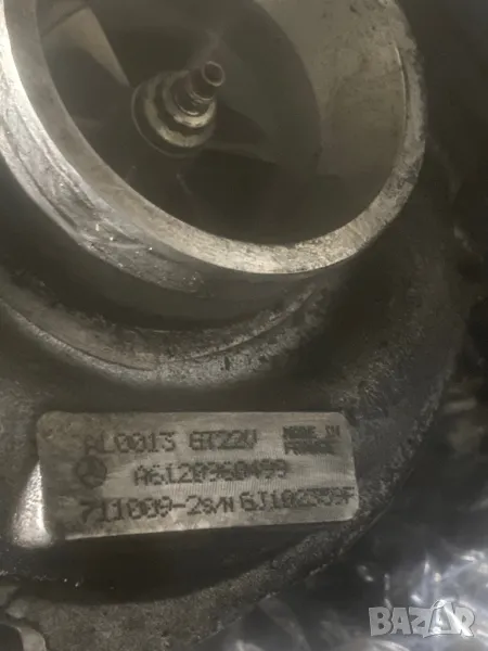 вакуумна турбина 2.7 дизел от мерцедес цлк w209 подходяща за мерцедес ц класа w203 е класа w210 и др, снимка 1