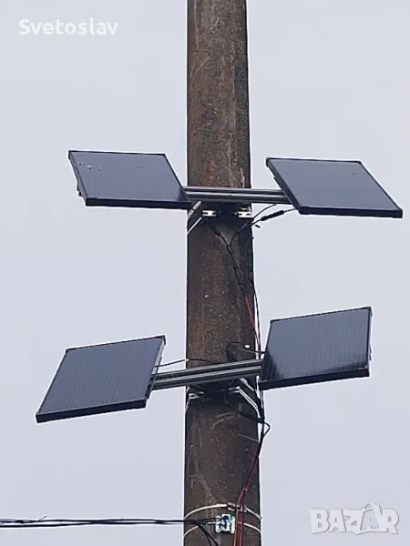 Соларна система за стълб, снимка 1