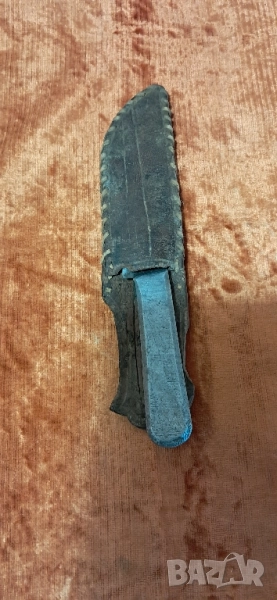 Стар нож с кания, снимка 1