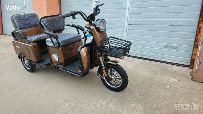 Електрическа триколка карго лукс двуместна, снимка 1