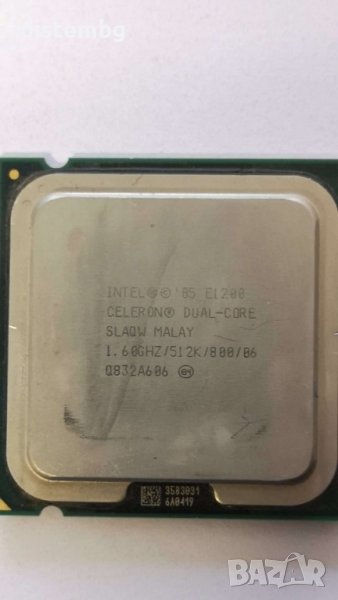  intel E1200 1,6 GHz двуядрен настолен процесор CPU 1200 Socket LGA 775 , снимка 1