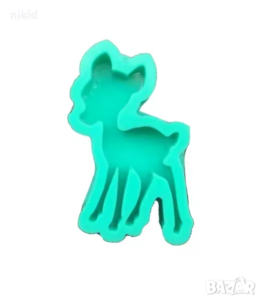 елен малка сърна сърничка Бамби силиконов молд форма за украса декор торта фондан шоколад фондан, снимка 1