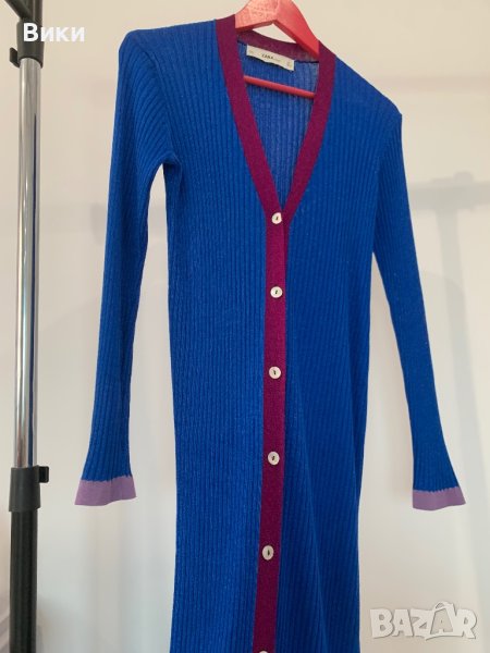 Дълга рокля/жилетка размер L на Zara, снимка 1