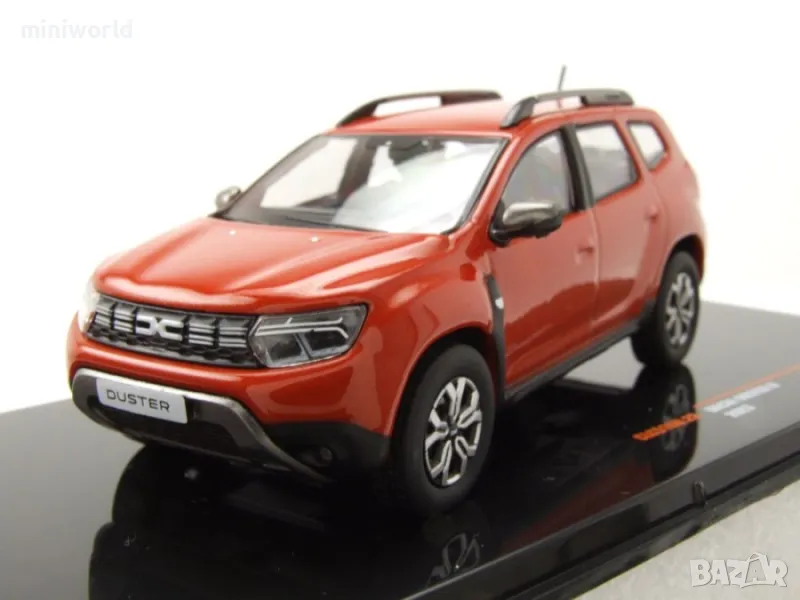 Dacia Duster 2 2023 - мащаб 1:43 на ixo моделът е нов в PVC дисплей-кейс, снимка 1