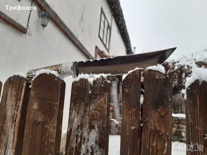 Нож - ловен, къмпинг, туристически - ръчна изработка, снимка 1