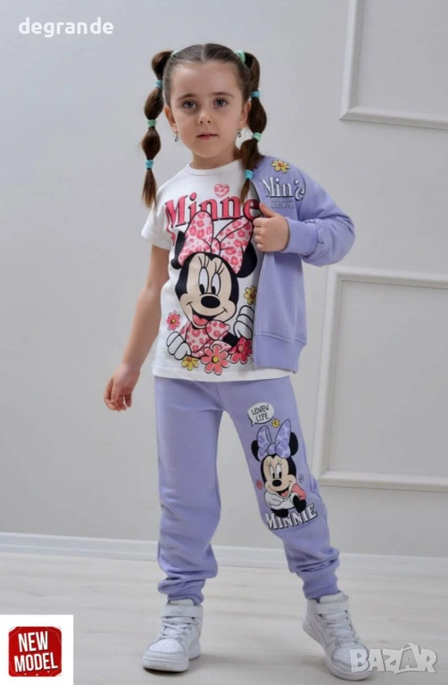 Детски комплект с Мики Маус 3 части, снимка 1