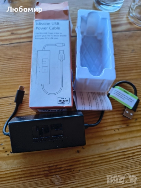 Захранващ USB кабел Mission Cables MC45 за Amazon Fire TV D4, снимка 1