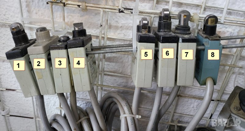 Краен изключвател, крайни изключватели - 38 лв за бройка . Уточнете модела - брой цифра при поръчка!, снимка 1