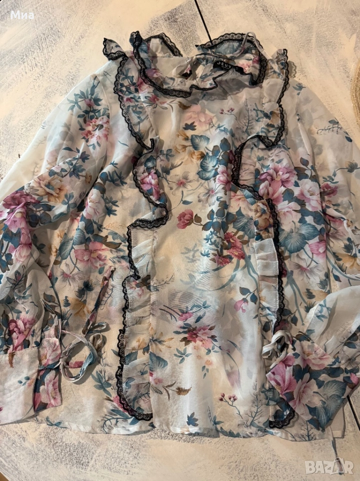 Дамска блуза с дълъг ръкав JEUVRE, снимка 1