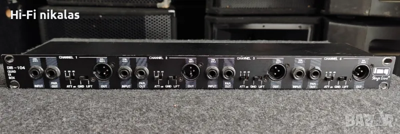 DI бокс пасивен жак вход изход iMG stage line DIB-104, снимка 1