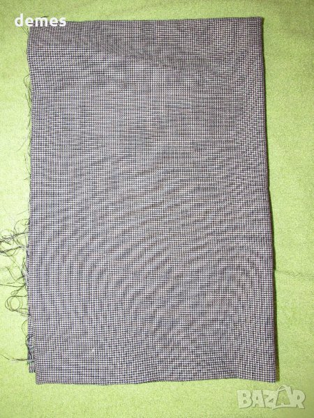  Пепит бяло и черно- плат-1/1.50 м, снимка 1