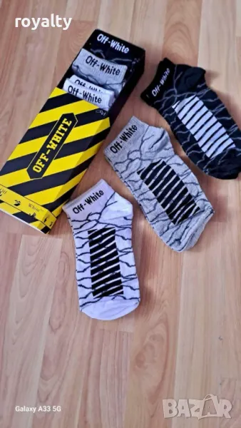 Off White чорапи 6 бр., снимка 1
