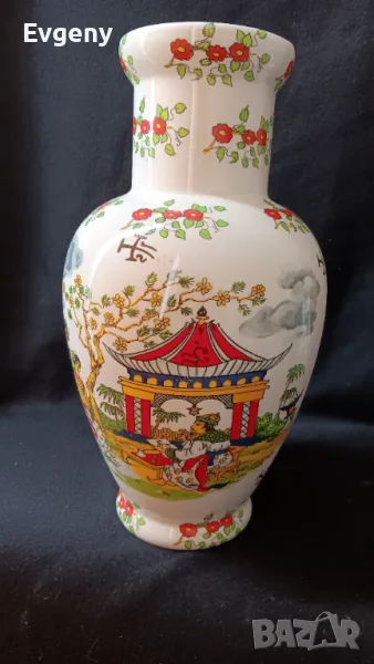 Керамична китайская ваза , снимка 1