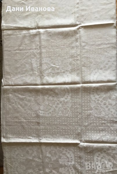 Жакард лен и памук за 6 бр. салфетки 45 х 45 см., снимка 1