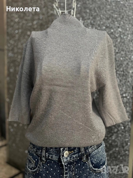 Блуза фино плетиво, снимка 1