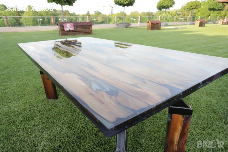 трапезна епоксидна маса, снимка 1