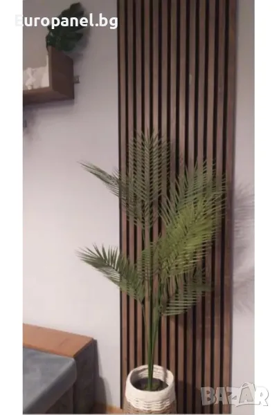 Декоративен стенен панел – MDF – Орех – 60 x 280 см, снимка 1