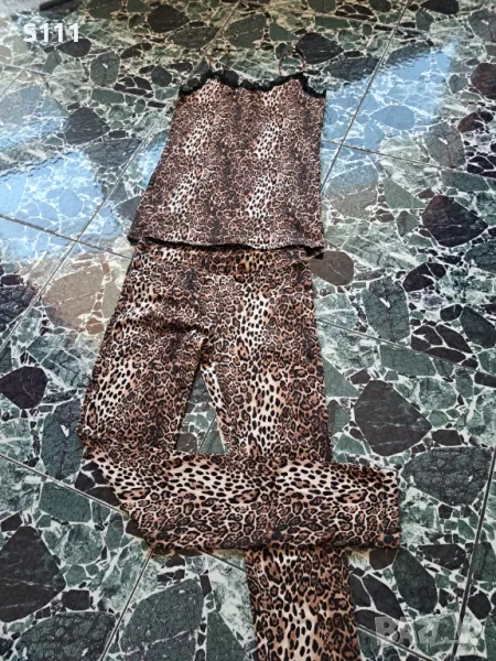 Комплект клин и топ Terranova в актуален леопардов принт, снимка 1