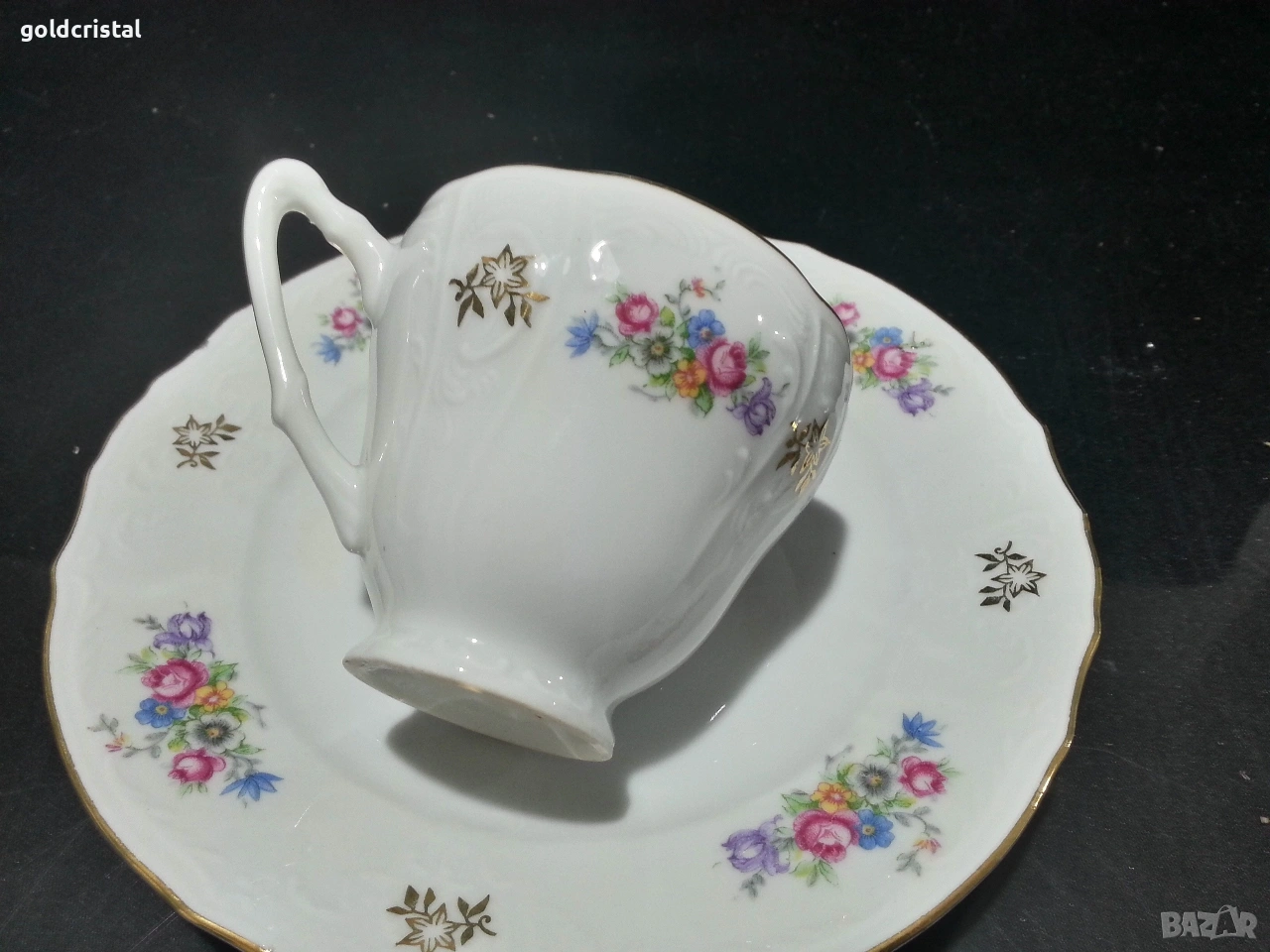 Чехословакия фин порцелан чаша за кафе чай , снимка 1