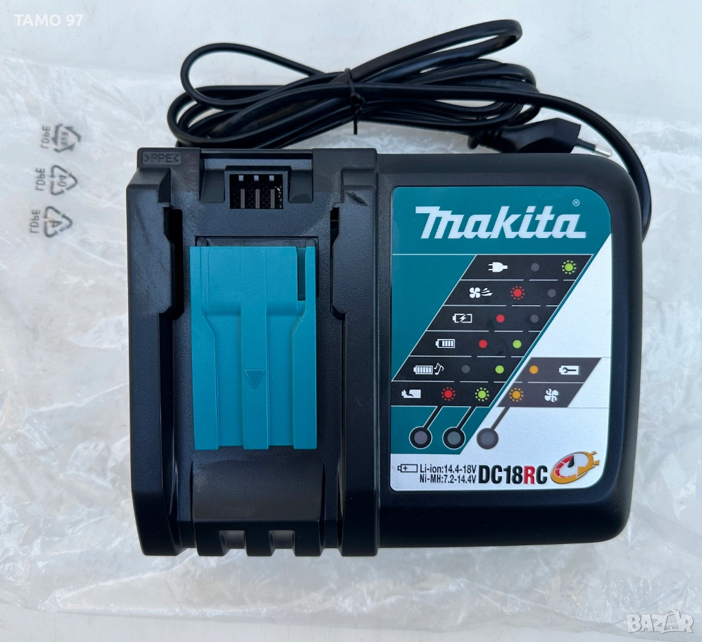 Makita DC18RC - Чисто ново бързо зарядно 7,2V-18V 9.0Ah, снимка 1