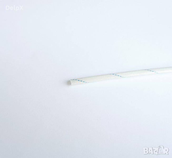 Високотемпературен шлаух до 200°C бял Ф5mm, снимка 1