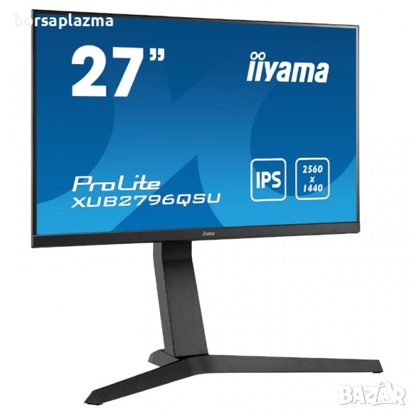 Монитор IIYAMA XUB2796QSU-B1 27 inch IPS LED Panel, 2560x1440, 75Hz, 1ms, 250cd/m2, HDMI, Displaypor, снимка 1