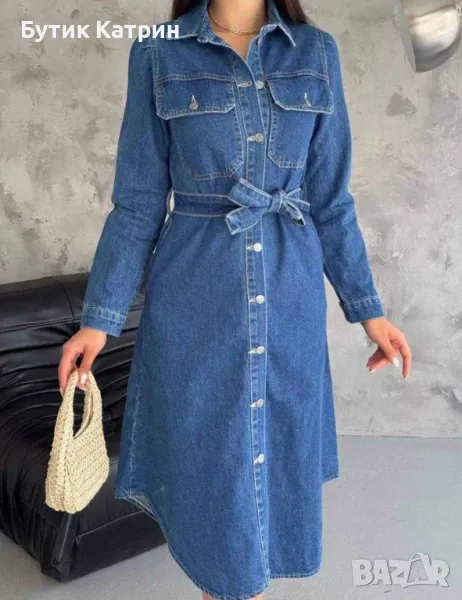 Дамска рокля деним , снимка 1