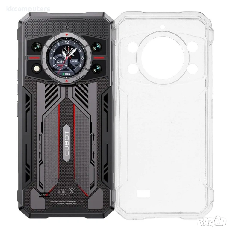 Cubot KingKong 11 Силиконов Калъф Flexible TPU/ Anti-scratch и Протектор, снимка 1