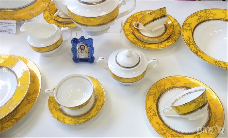  СЕРВИЗ за ХРАНЕНЕ от КОСТЕН ПОРЦЕЛАН, снимка 1