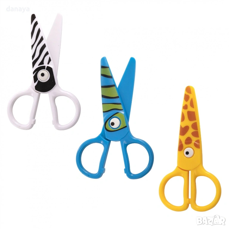 6307 Безопасна детска ножичка с очички, снимка 1