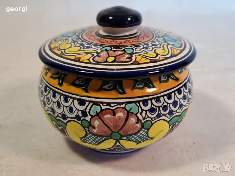 мексиканска керамична бонбониера 6/2, снимка 1